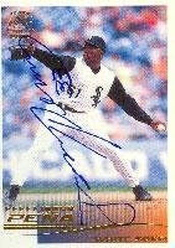 بطاقة موقعة من مجموعة Jesus Pena Chicago Sox 2000 Pacific Crown Collection. يأتي هذا المنتج مع شهادة الأصالة من Autograph-Sports. موقعة - بطاقات البيسبول الموقعة من MLB in Saudi Arabia