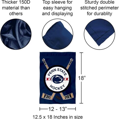 Penn State Hockey Garden Flag and Yard Banner in Saudi Arabia