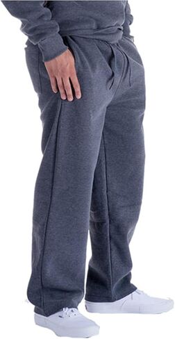 Yasumond Men's Fleece-Lined Athletic Sweatpants Basic Drawcord Running Pants with 2 Side Pockets Casual Sweatpants in Saudi Arabia