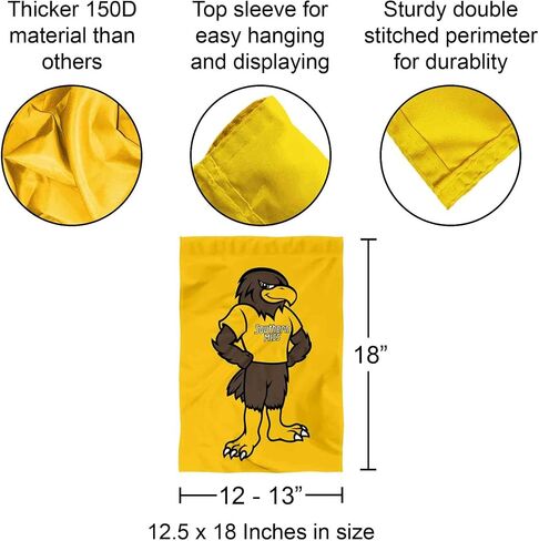 Southern Mississippi Eagles Seymour Mascot Garden Flag in Saudi Arabia