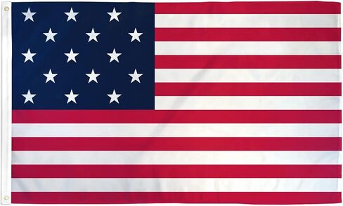 15 Stars USA Historical Flag - 3x5ft Premium Polyester Flag in Saudi Arabia
