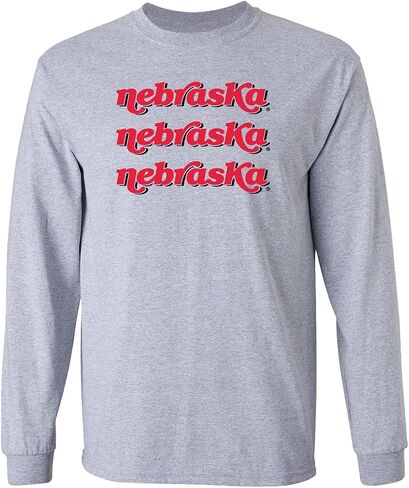 CornBorn Nebraska Long Sleeve Shirt - Cornhuskers Long Sleeve Tshirts - Pick Your Design in Saudi Arabia