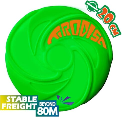 AMAZING TOYZ Tirodisc Frisbee 2-Pack- 20cm Easy Catch Foldable Pocket Flying Disc, Soft Silicone for Kids/Adults Beginner, Waterproof Beach Pool Outdoor Gift Age3+ in Saudi Arabia