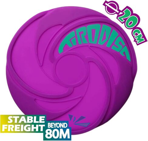 مذهلة TOYZ Tirodisc الفريسبي 2-حزمة - 20 سم قرص طائر جيب قابل للطي سهل الإمساك، سيليكون ناعم للأطفال / البالغين المبتدئين، مقاوم للماء على الشاطئ وحمام السباحة في الهواء الطلق هدية لعمر 3 سنوات فما فوق in Kuwait