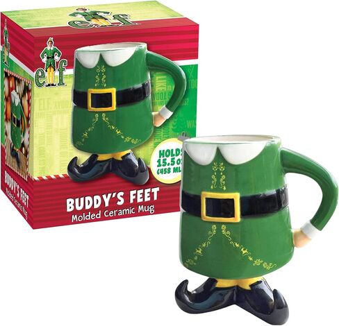 كوب مصبوب من السيراميك من ICUP Elf Buddy Feet سعة 15.5 أونصة in Saudi Arabia