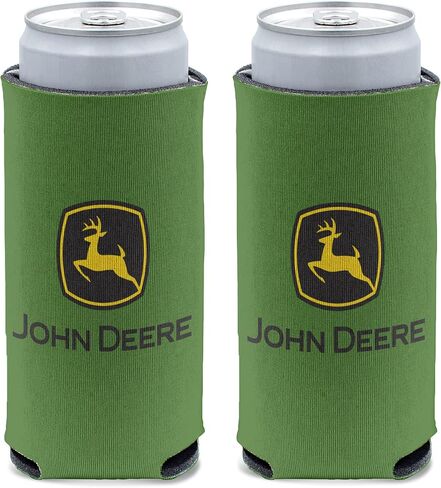 WinCraft John Deere Slim Cooler 12oz. Logo Green in Saudi Arabia