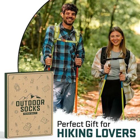 Biking, Hiking, Running, Camping Socks for Men, Women - Hiking, Running, Camping, Bike Accessories, Stocking Stuffers in Kuwait