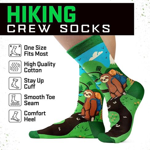 Biking, Hiking, Running, Camping Socks for Men, Women - Hiking, Running, Camping, Bike Accessories, Stocking Stuffers in Kuwait