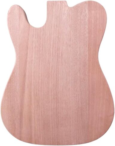 Unfinished Guitar Body TL-Style- Solid Mahogany with Flame Maple Veneer, H-H Pickup Routing, Repair/Replacement for Guitar Building Project in Saudi Arabia
