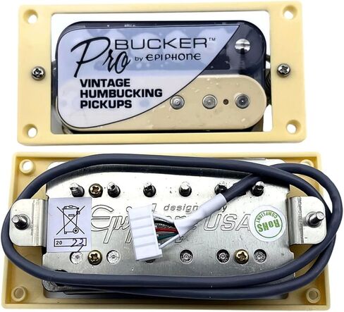 مجموعة واحدة من التقاطات ProBucker Zebra Alnico II Vintage Humbucking مكونة من 5 أسلاك أساسية للجيتار الكهربائي in Kuwait