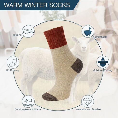 4pcs Winter Beanie Hat Scarf Touch Screen Gloves Warm Knit Socks Set for Women Knit Hat with Faux Fur Ball Scarves Glove in Kuwait