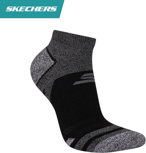 جوارب Skechers للسيدات مكونة من 3 قطع من جوارب الجولف منخفضة القطع، والتحكم في الرائحة وتهوية شبكية in Saudi Arabia