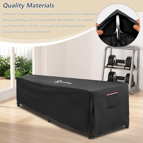 غطاء حماية مصلح، 600D عالي التحمل 100% أغطية مصلح البيلاتس المقاومة للماء لحماية المصلح، لـ 101 بوصة عرض × 31 بوصة عمق × 23 بوصة ارتفاع in Kuwait