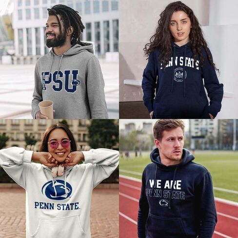 سويت شيرت بغطاء للرأس من The Family Clothline Penn State مرخص رسميًا in Kuwait
