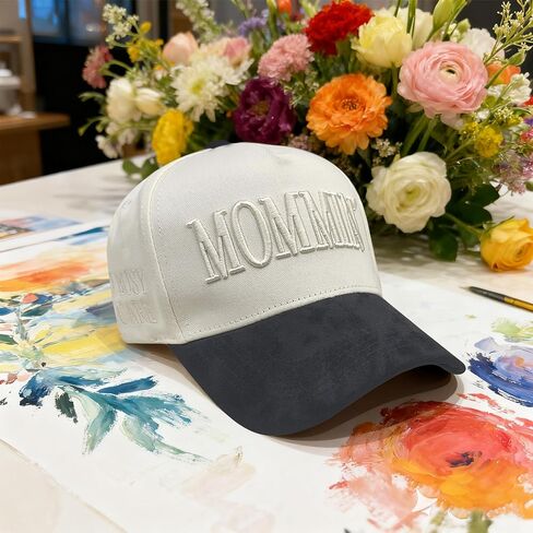 ​Mommin Women's Classic Baseball Cap, ​Mommin Trucker Hat for Women, Adjustable Metal Buckle,Gift for Moms​ in Saudi Arabia