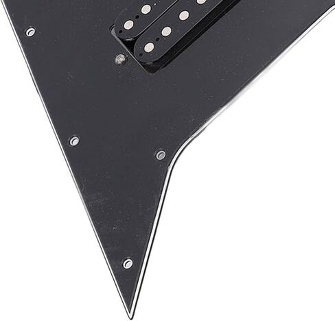 مجموعة Pickguard المحملة على الجسر، تكوين HH للجيتار الطائر على شكل V مع ملف منفصل، هامبوكر صغير، مغناطيس سيراميك in Saudi Arabia