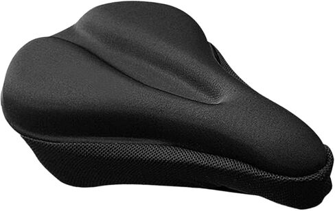 غطاء مقعد دراجة جل عالمي، وسادة مبطنة مريحة لركوب الدراجات في الأماكن المغلقة والخارجية، دراجات الطرق الجبلية، بيلوتون، التمرين (11 بوصة × 10 بوصة) in Kuwait