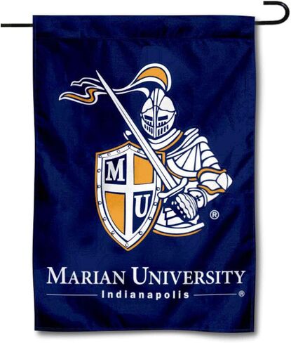 Marian Knights Academic Logo Garden Flag in Saudi Arabia