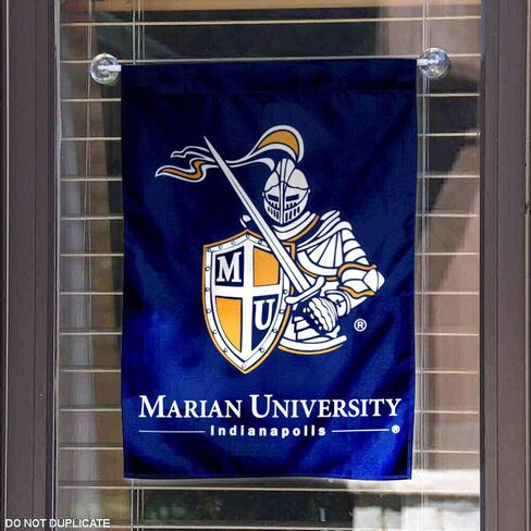 Marian Knights Academic Logo Garden Flag in Saudi Arabia