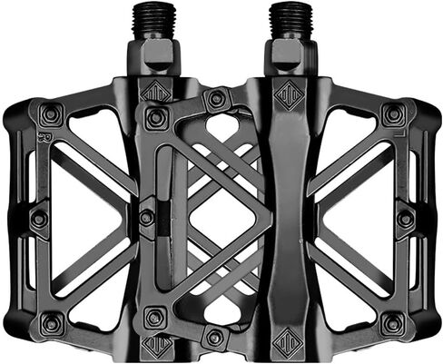 Bike Pedals of 9/16 Inch, Professional Mountain and Road Bike Flat Pedal, 2 Sealed Bearings, Wide Platform, Lightweight Bicycle Pedals in Saudi Arabia