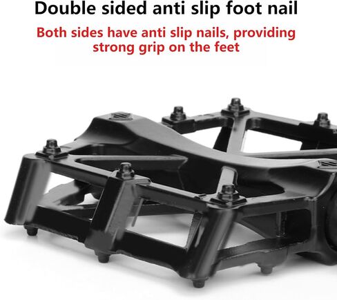 Bike Pedals of 9/16 Inch, Professional Mountain and Road Bike Flat Pedal, 2 Sealed Bearings, Wide Platform, Lightweight Bicycle Pedals in Saudi Arabia
