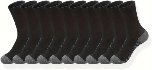 Long Socks for Men, Suitable for Sports and Leisure, Breathable and Comfortable (10 Pairs) in Saudi Arabia