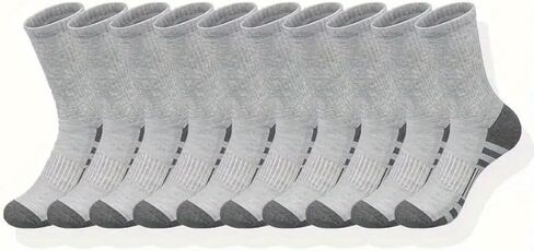 Long Socks for Men, Suitable for Sports and Leisure, Breathable and Comfortable (10 Pairs) in Saudi Arabia