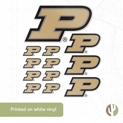 Desert Cactus Purdue University Sticker Boilermakers Vinyl Decals Laptop Water Bottle Car Scrapbook T3 (Type 3-1) in Saudi Arabia
