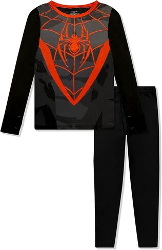 Cuddl Duds Boys Thermal Underwear Set - Spiderman, Pokemon, Minecraft, Super Mario Designs - Kids Long John Base Layer in Saudi Arabia