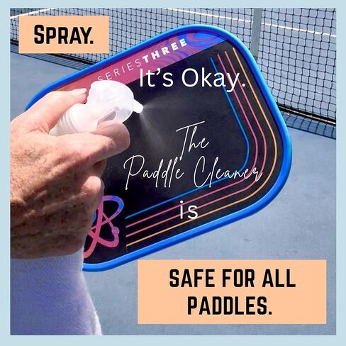 The Paddle Cleaner, Eco-Friendly, Skin-Safe, Soap Free, No Alcohol, Surface Protection Formula, Safe for All Paddle Materials in Saudi Arabia