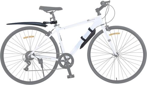 حاجز الدراجة، واقي الطين العالمي سريع التفكيك للدراجات لجميع الدراجات الجبلية/دراجات الطريق/MTB، مناسب للأحجام 24-29 بوصة (الحاجز الخلفي) in Kuwait