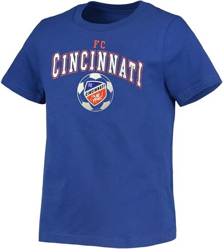Outerstuff FC Cincinnati Juniors Girls Size 4-16 Team Wordmark Logo T-Shirt in Saudi Arabia