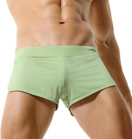 ملابس داخلية للرجال بحزام جوك، شورت شبكي منقسم من الجانب للجري، شورت بيجامة نشط in Kuwait