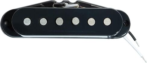 Pro ST Staggered Vintage Alnico 5 Single Coil Middle/50mm Pickup 5.6K for Strat Style Electric Guitar,Black in Kuwait