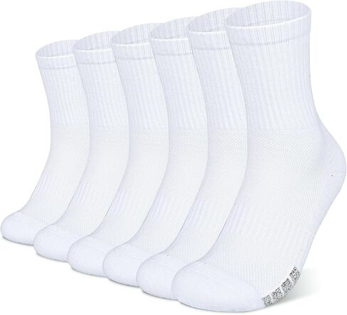 6-Pair Cushion Sports Socks Men Women Running Sock Breathable Anti-blister Tennis Hiking Cycling Basketball in Saudi Arabia