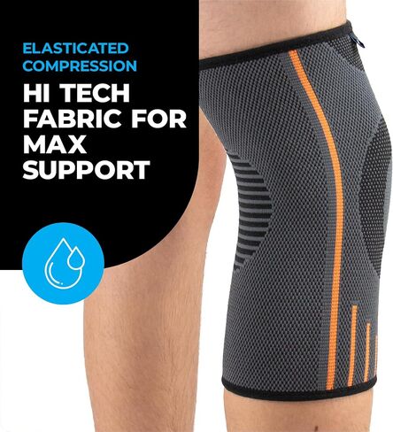 VITTO Kids Knee Brace - Osgood Schlatter Knee Brace للشباب، كم ضاغط للأولاد والبنات من سن 4 إلى 14 عامًا (L) in Saudi Arabia