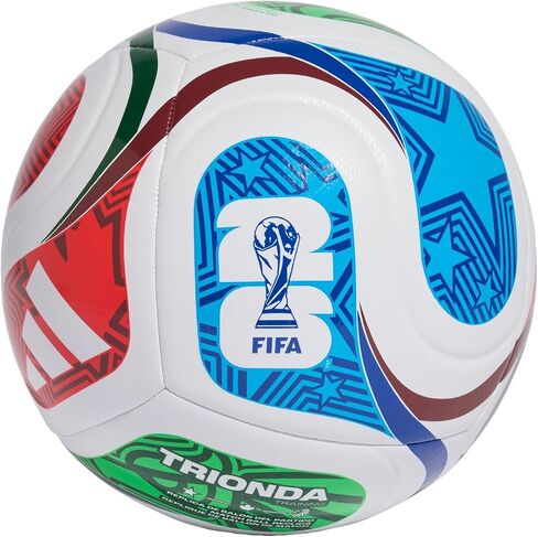 كرة القدم للجنسين من أديداس كأس العالم لكرة القدم 26 تريوندا باللون الأبيض 5 in Saudi Arabia