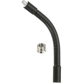PATIKIL 12 "Gooseneck، 1/4"-20 أنثى إلى ذكر خيط معدني عالمي خرطوم مرن ذراع معقوفة أنبوب تمديد حامل مع تقليل مسامير لكاميرا العمل، الهاتف، الميكروفون، أسود in Kuwait
