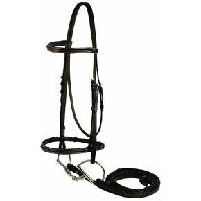 Gatsby Leather Company 103-P Pony Fancy Snaffle Bridle in Saudi Arabia