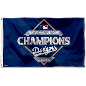 Los Angeles Dodgers World Series 2025 and NL Champions 3x5 Flag in Saudi Arabia
