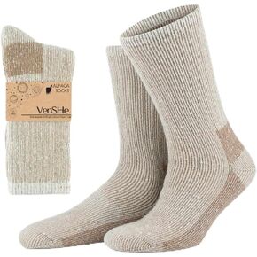 Alpaca Wool Crew Socks for Women and Men, Cushioned Terry Warm Socks, Thermal Thick Merino Blend Camping Socks in Saudi Arabia