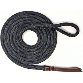 حبل قيادة ممتاز لتدريب الخيول الطبيعية من Samson EQ بطول 1/2 بوصة مع حلقة ربط للعين. خيار لـ 12 قدمًا و14 بوصة أو 16 بوصة (12 قدمًا، وردي) in Kuwait