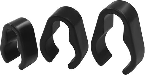 10Pcs Microphone Cable Clip, Durable Plastic Mic Clamps Microphone Stand Cable Holders, Universal Mic Boompole Clips for Setup/Fits 20mm Diameter Poles(20mm) in Saudi Arabia