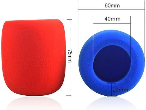 10 Pcs Large Microphone Foam Covers Small Microphone Windscreens Microphone Protective Covers for Standard Handheld Microphones in Saudi Arabia