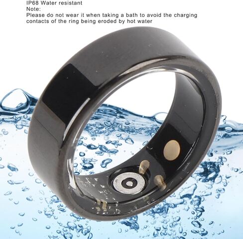 Smart Ring, BT Health Tracker Fitness Ring with Step Counter, Multiple Sports Modes for Health Monitor Men Women in Saudi Arabia