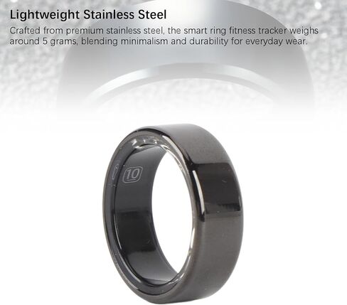 Smart Ring, BT Health Tracker Fitness Ring with Step Counter, Multiple Sports Modes for Health Monitor Men Women in Saudi Arabia