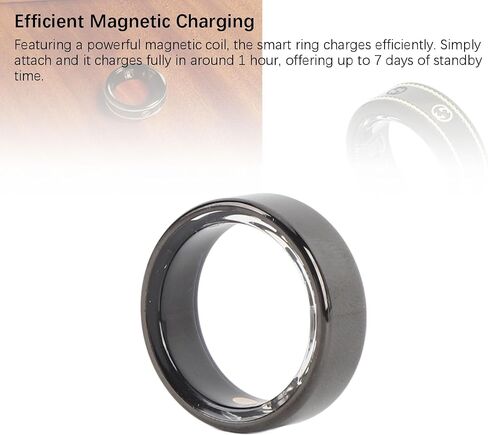 Smart Ring, BT Health Tracker Fitness Ring with Step Counter, Multiple Sports Modes for Health Monitor Men Women in Saudi Arabia