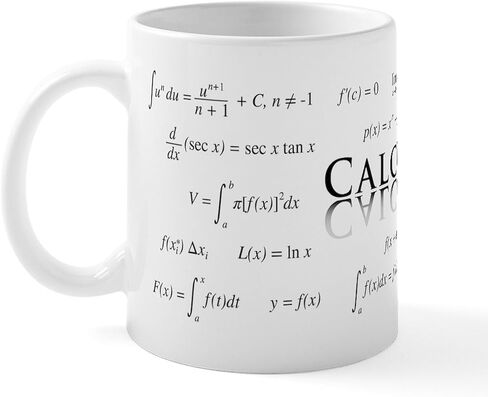 أكواب معادلات حساب التفاضل والتكامل من CafePress سعة 11 أونصة (325 مل) كوب قهوة من السيراميك in Saudi Arabia