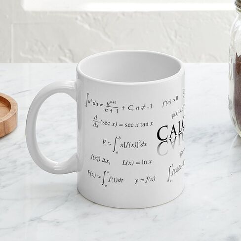 أكواب معادلات حساب التفاضل والتكامل من CafePress سعة 11 أونصة (325 مل) كوب قهوة من السيراميك in Saudi Arabia