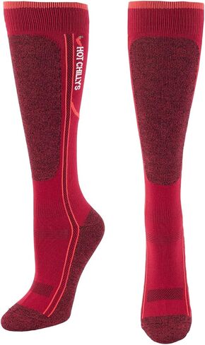 Hot Chillys Women's Elite Mid Volume Lightweight Breathable Durable Moisture-Wicking Winter Sports Active Socks in Saudi Arabia